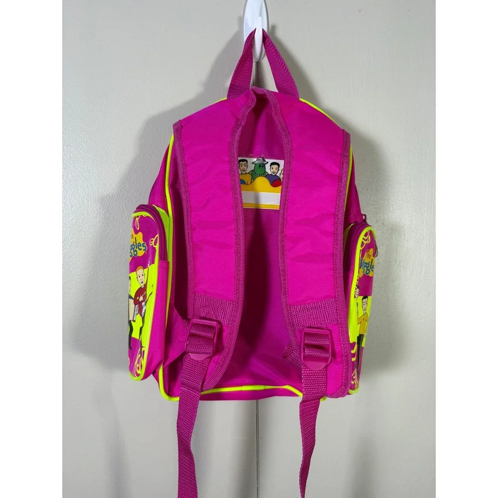 The Wiggles Dorothy the Dinosaur Backpack Pink Vtg Y2K 2004 Nostalgia whimsical